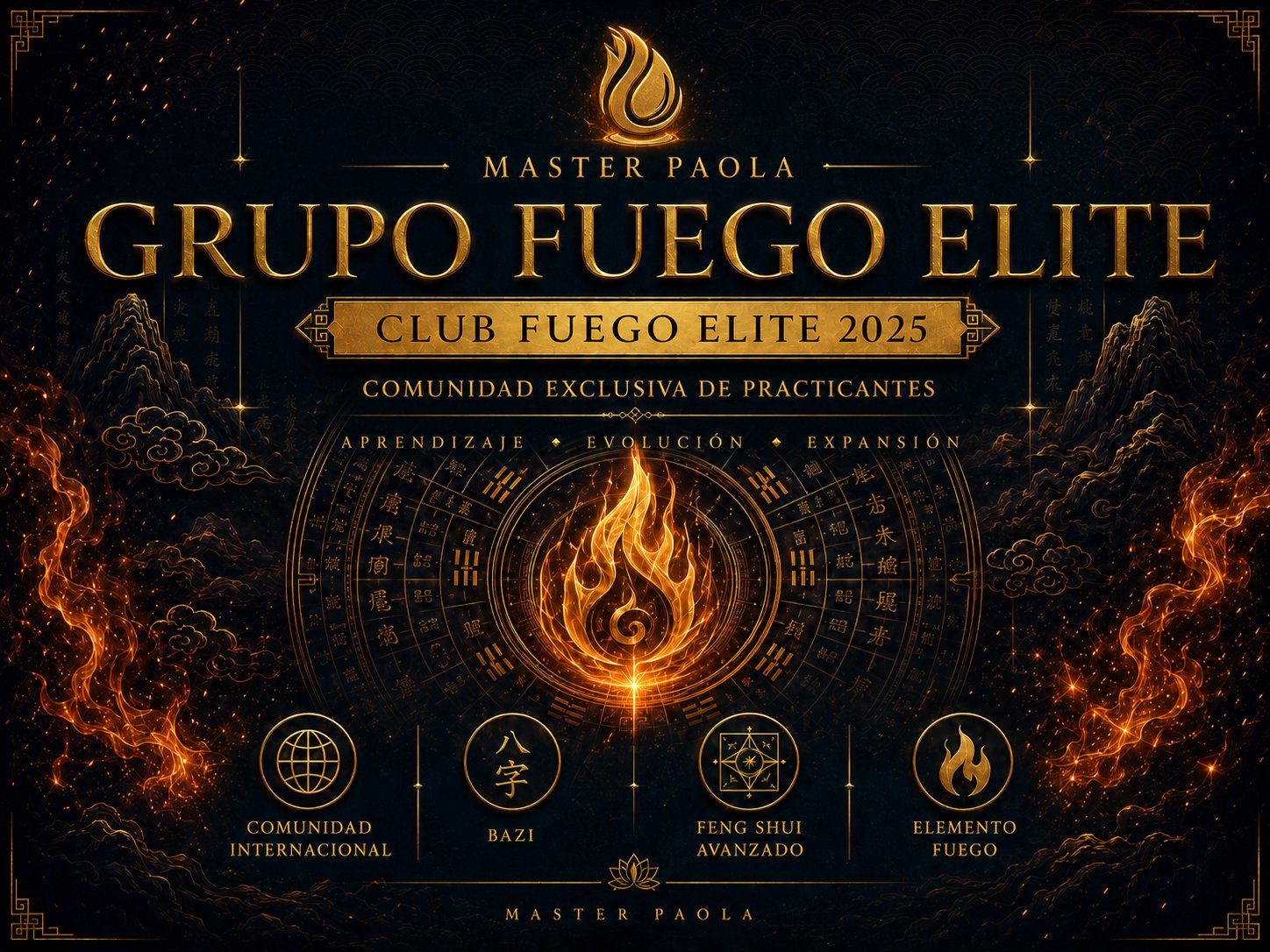 Club Fuego Elite 2025 · Comunidad Exclusiva de Practicantes · Master Paola