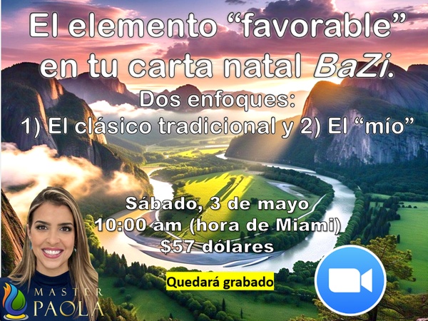 Elemento Favorable en tu Carta Natal BaZ